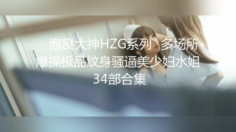  ❤泡良大神HZG系列❤多场所爆操极品纹身骚逼美少妇水姐 34部合集