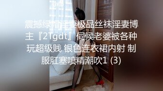 震撼绿帽淫妻极品丝袜淫妻博主『2Tgdt』伺候老婆被各种玩超级贱 银色连衣裙内射 制服肛塞喷精潮吹1 (3)